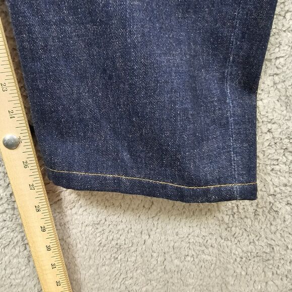 Lucky Brand Jeans Men's Blue 221 Straight Dark Wash Denim Size 40x 27 *ALTERED - Picture 11 of 14